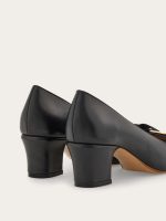 Ferragamo Vara bow block heel pump - Image 5